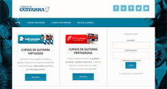 Desktop Screenshot of cursosdeguitarra.org